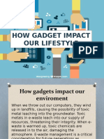 How Gadget Impact Our Lifestyle