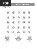 Animal Word Search Puzzle Sample3