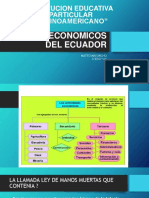 Ejes Economicos Del Ecuador