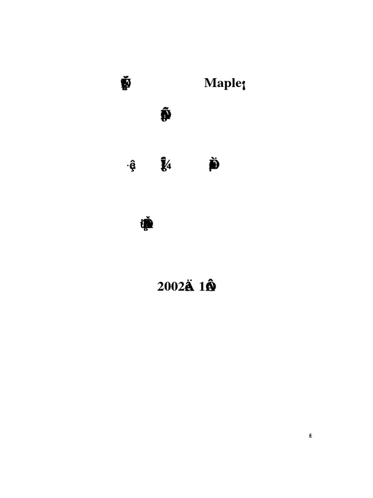 maple教程 PDF | PDF | Polynomial | Teaching Mathematics