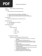 Lesson Plan in Mathematics