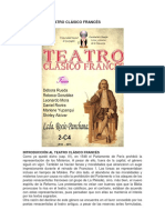 Historia Del Teatro Clásico Francés