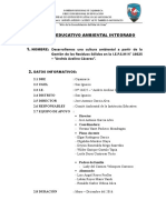 Proyecto Educativo Ambiental