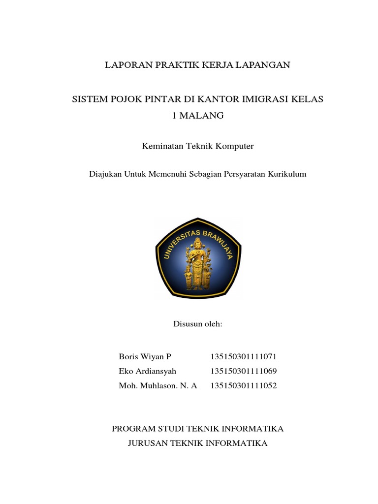 Laporan Kknp Kanim Malang