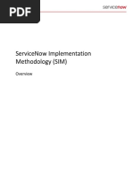 SIM Overview Servicenow