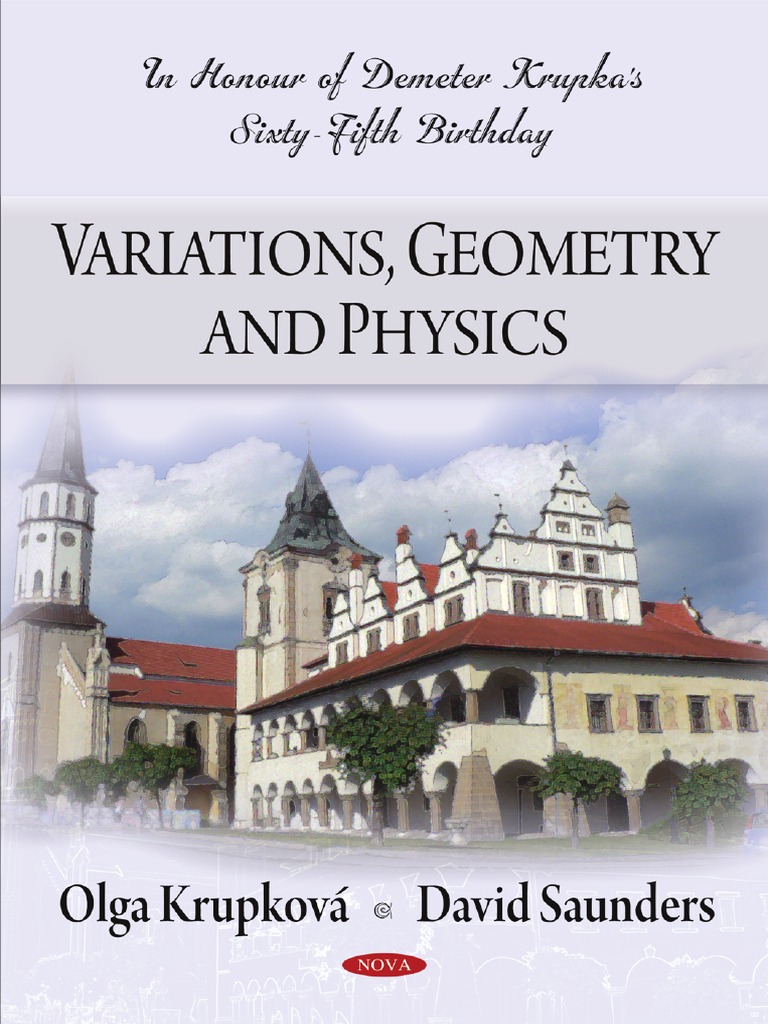 Krupka D., Et Al. (Eds.) - Variations, Geometry and Physics