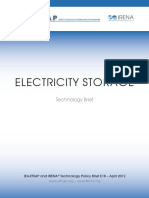 Electricity Storage - Technology Brief