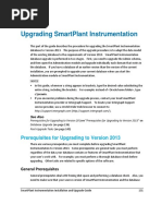 Upgrading Smartplant Instrumentation: Prerequisites For Upgrading To Version 2013