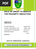 Download Assignment Role of Zakat Ruduce the Proverty by Rakibul Islam SN35579435 doc pdf