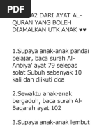 Doa2 Dari Ayat Al