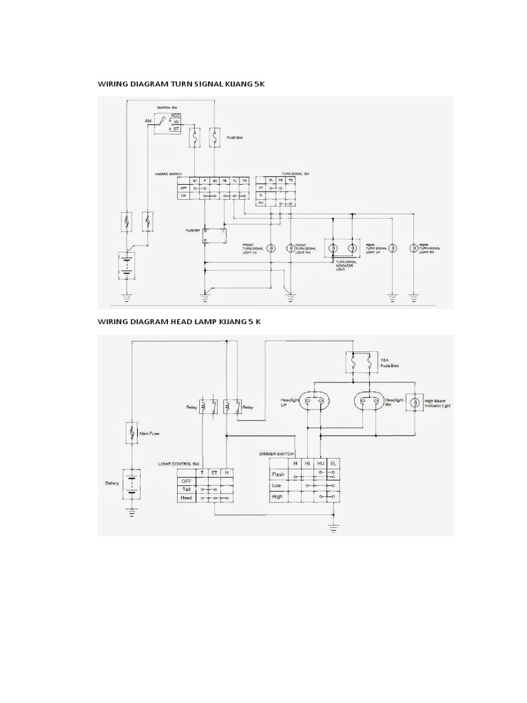 Wiring Diagram Turn Signal Kijang 5k PDF