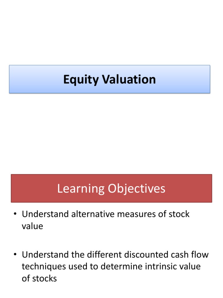 Dcf Valuation Models Pdf Stocks Discounted Cash Flow