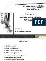 Design and Business Management