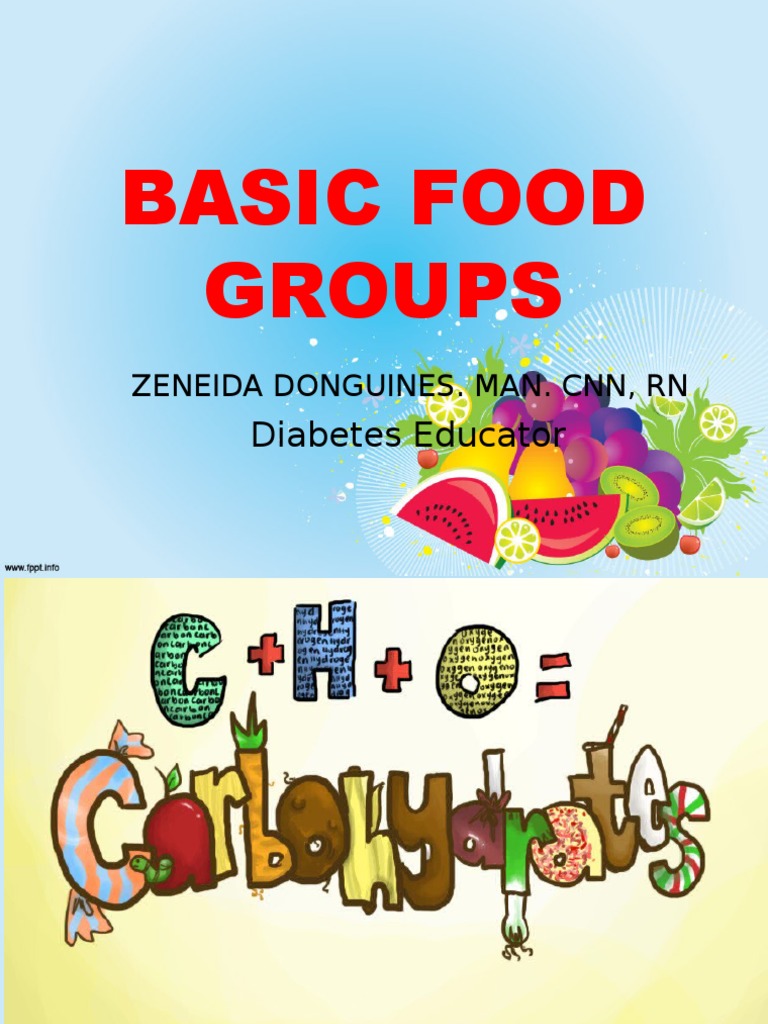 Basic Food Groups for Diabetes | PDF | Wellness