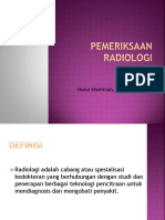 RADIOLOGI DAN PENERAPANNYA