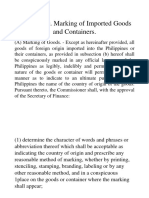 Section 710. Marking of Imported Goods and Containers