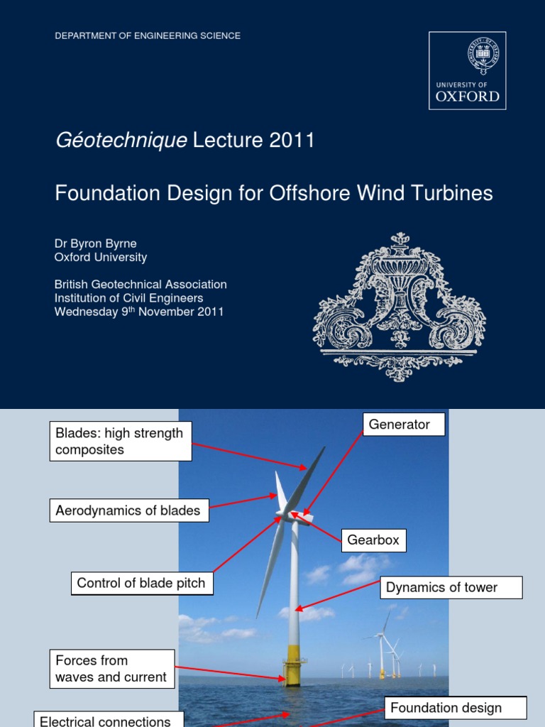 Offshore Wind Turbine Foundation Design | PDF | Wind Power | Deep ...
