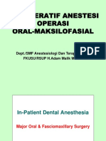 Perioperatif Anestesi Oral-Maksilofasial