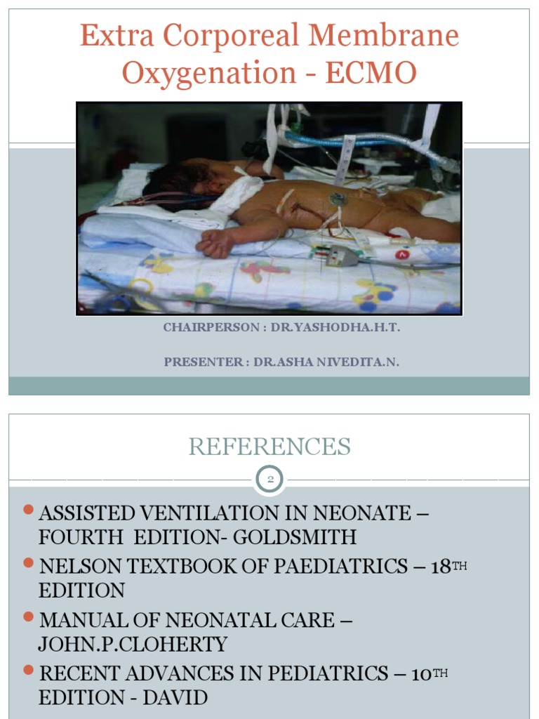 Subject Seminar On Extra Corporeal Membrane Oxygenation - ECMO | PDF ...