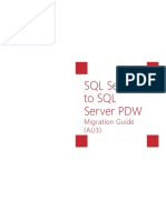 SQL Server To SQL Server PDW: Migration Guide (AU3)