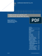 Fabrication of Hastelloy Corrosion-Resistant Alloys