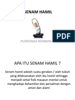 Senam Hamil Presentasi