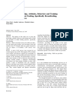 Assessing The Knowledge, Attitudes, Behaviors and Training Needs Related To Infant Feeding, Specifically Breastfeeding, of Child Care Providers