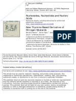 2012 - New Thymine-Based Derivative of Nitrogen Mustards