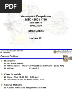 Aerospace Propulsion Lec 1 Intro