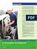 Check List Mantenimiento Compresores