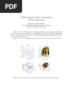 Computer Vision: Homework 5 3D Reconstruction