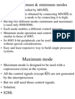 8086 Maximum & Minimum Modes