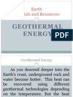 Earth Materials and Resources:: Geothermal Energy