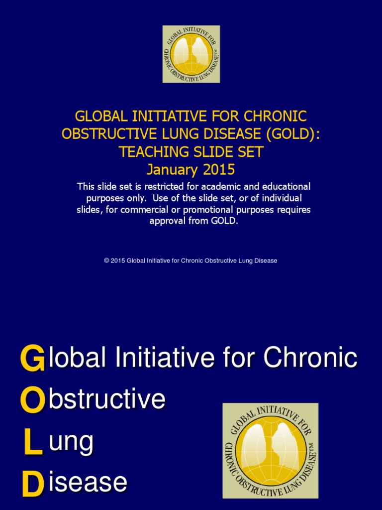 Global Initiative For Chronic Obstructive Lung Disease (Gold ...