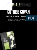 Guthrie Govan - Remember When Tablature PDF