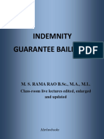 Indemnity Guarantee Bailment - Smart Notes For Law, Judicial Services and UPSC.