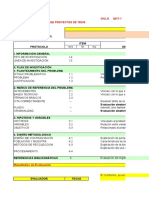 Rubrica Proyecto de Tesis I