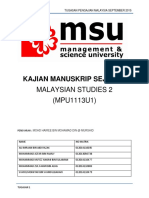 Kajian Manuskrip Sejarah