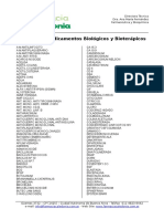 Listado de medicamentos biológicos y bioterápicos