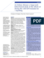 Chronic Kidney Disease: A Large-Scale Population-Based Study of The Effects of Introducing The CKD-EPI Formula For eGFR Reporting