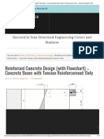 Reinforced Concrete Design (With Flowchart) - Concrete Beam With Tension Reinforcement Only - Structural Engineer HQ