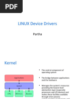 LINUX Device Drivers: Partha