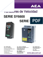 Variadores de Velocidad Serie SY6600 y SY8000