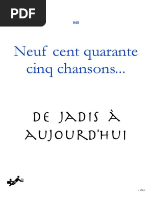 945 Chansons 2titres Musique Francophone Chansons