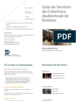 Propuesta Cobertura de Eventos - MS Audiovisual PDF