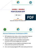 3.1.1 Rambu-Rambu Penyusunan RPP Baru