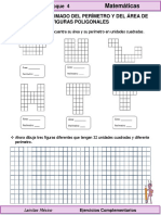 4to Grado - Matemáticas - Perímetro y Área de Figuras