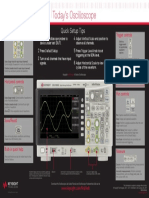 KeySight - Oscilloscope Quick Setup Tips Poster