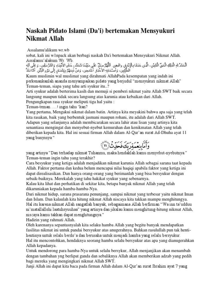 pidato islami