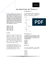 1ª Lista de Exercícios de Física 2